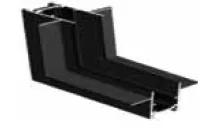 Jaquar Magnetic track connector L shape vertical recess mounted