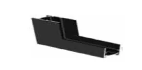 Jaquar Magnetic track connector L shape vertical surface mounted